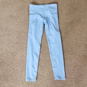 Athleta Girl's Light Blue Leggings With Pockets